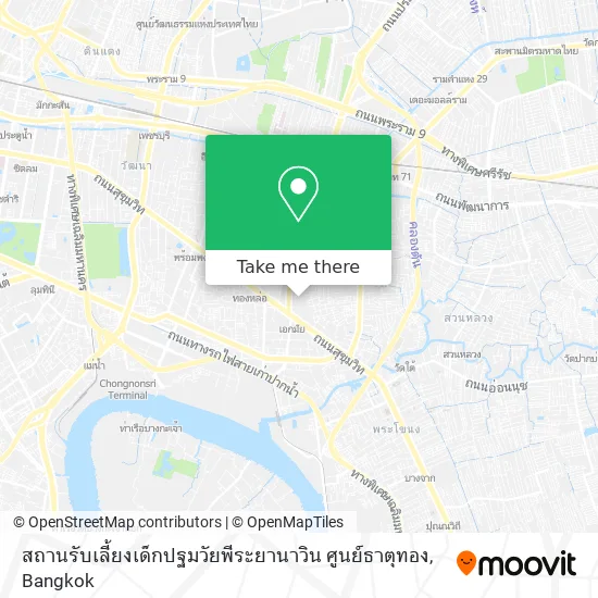 สถานรับเลี้ยงเด็กปฐมวัยพีระยานาวิน ศูนย์ธาตุทอง map