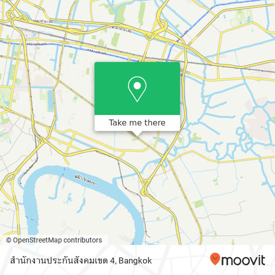 สำนักงานประกันสังคมเขต 4 map