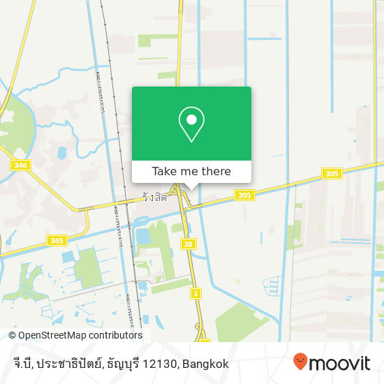 จี.บี, ประชาธิปัตย์, ธัญบุรี 12130 map