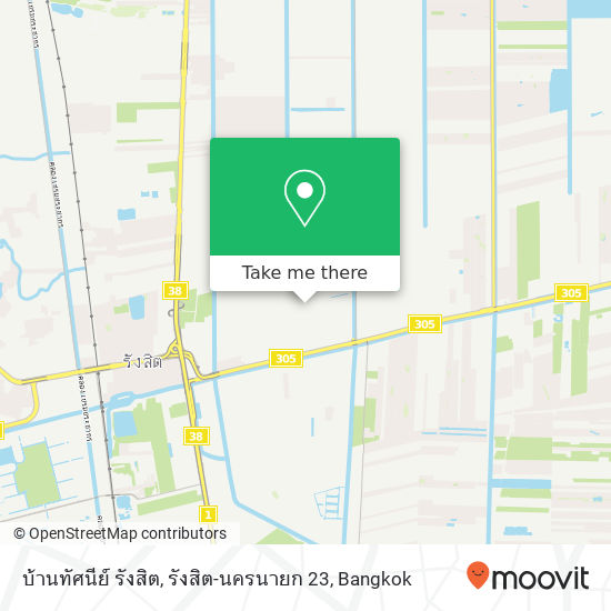 บ้านทัศนีย์ รังสิต, รังสิต-นครนายก 23 map