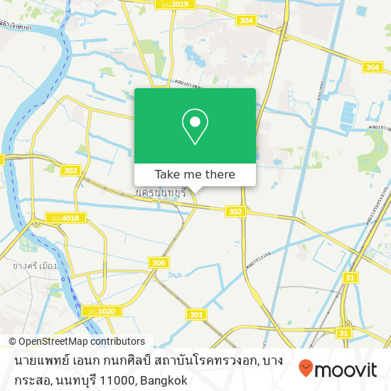 นายแพทย์ เอนก กนกศิลป์ สถาบันโรคทรวงอก, บางกระสอ, นนทบุรี 11000 map