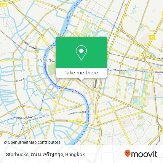 Starbucks, ถนน เจริญกรุง map