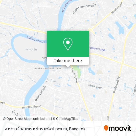 สหกรณ์ออมทรัพย์กรมชลประทาน map