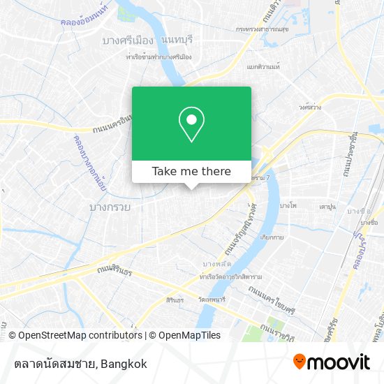 ตลาดนัดสมชาย map