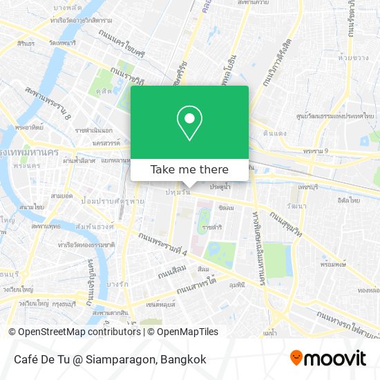 Café De Tu @ Siamparagon map