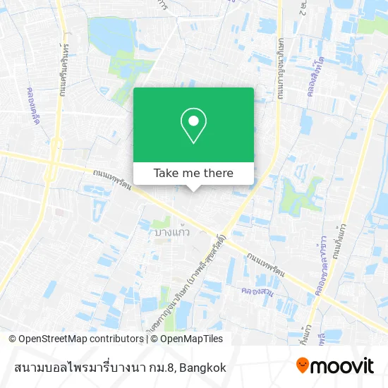 สนามบอลไพรมารี่บางนา กม.8 map