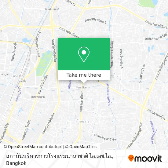 สถาบันบริหารการโรงแรมนานาชาติ ไอ.เอช.ไอ. map