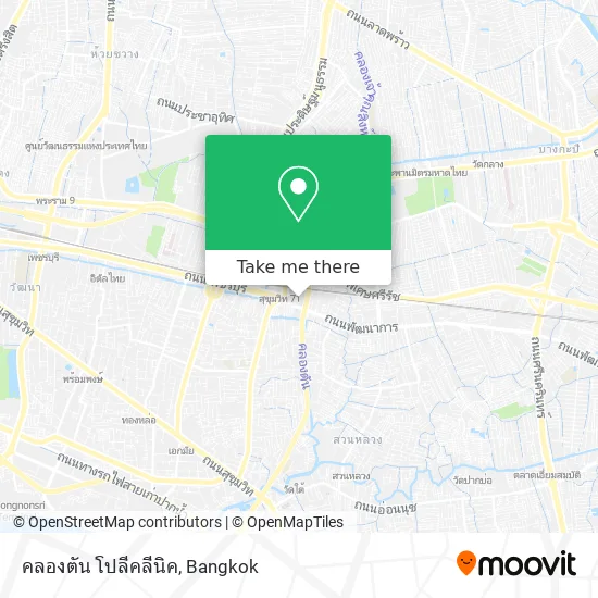 คลองตัน โปลีคลีนิค map