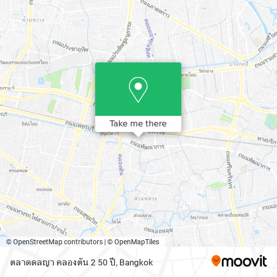 ตลาดดลญา คลองตัน 2 50 ปี map