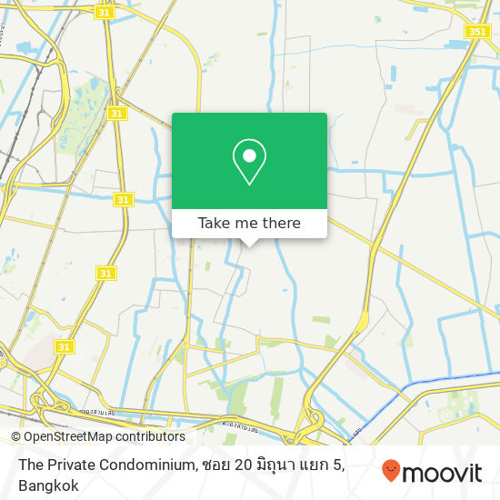 The Private Condominium, ซอย 20 มิถุนา แยก 5 map