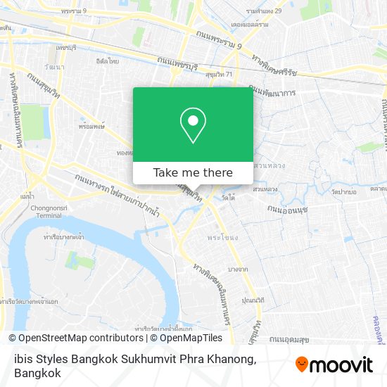 ibis Styles Bangkok Sukhumvit Phra Khanong map