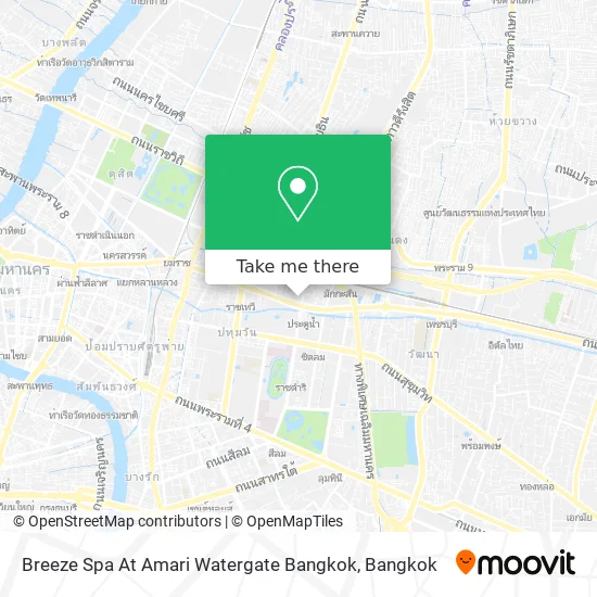 Breeze Spa At Amari Watergate Bangkok map