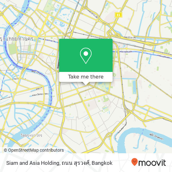 Siam and Asia Holding, ถนน สุรวงศ์ map