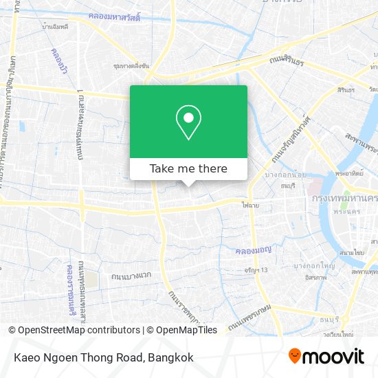 Kaeo Ngoen Thong Road map