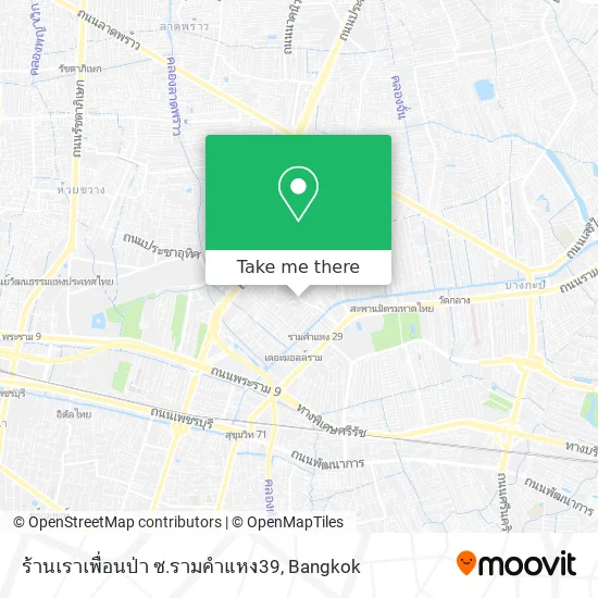 ร้านเราเพื่อนป่า ซ.รามคำแหง39 map