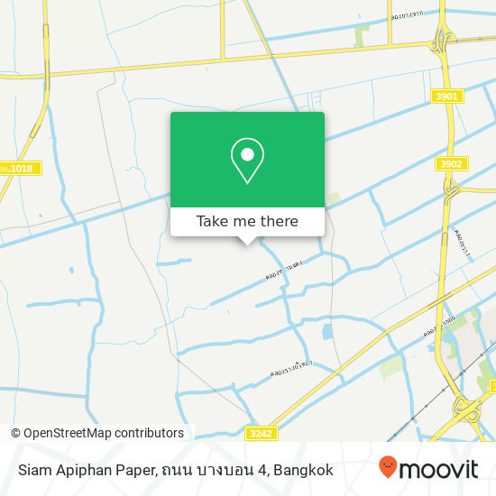 Siam Apiphan Paper, ถนน บางบอน 4 map