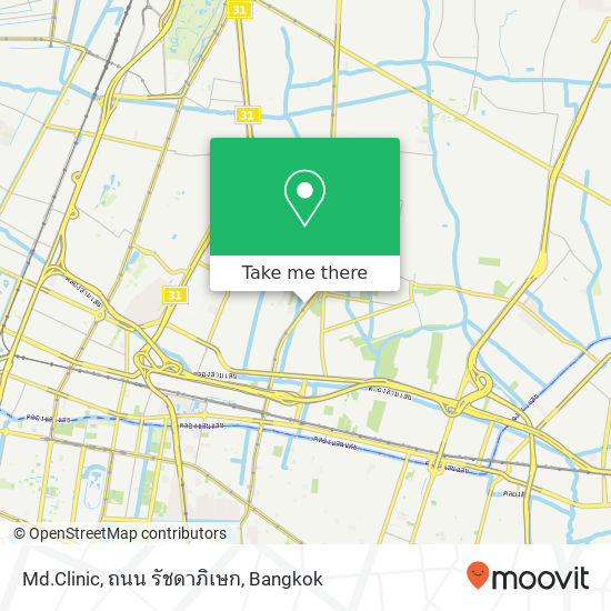 Md.Clinic, ถนน รัชดาภิเษก map