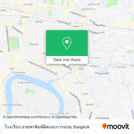 โรงเรียน อวยพรพิมพ์ดีดและการแปล map