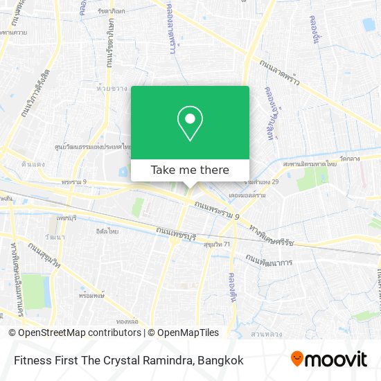 Fitness First The Crystal Ramindra map