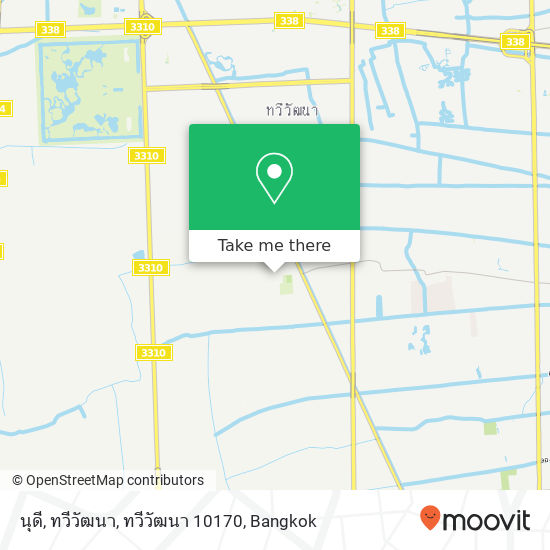 นุดี, ทวีวัฒนา, ทวีวัฒนา 10170 map