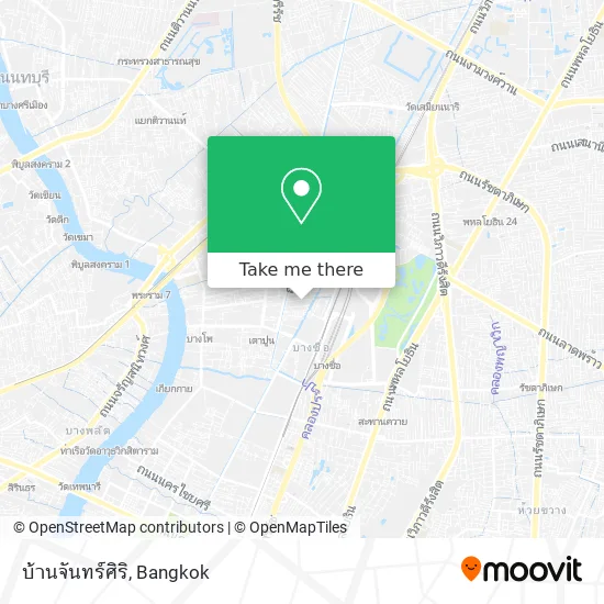 บ้านจันทร์ศิริ map