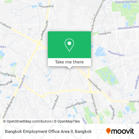 Bangkok Employment Office Area 9 map