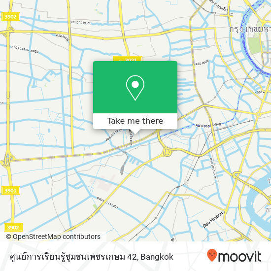 ศูนย์การเรียนรู้ชุมชนเพชรเกษม 42 map