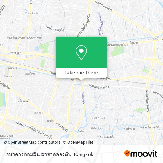 ธนาคารออมสิน สาขาคลองตัน map