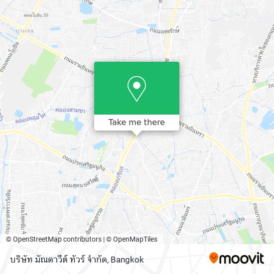 บริษัท มัณดาวีต์ ทัวร์ จำกัด map