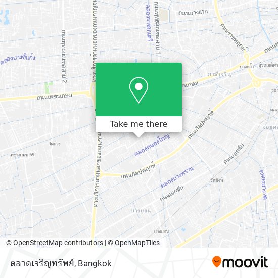 ตลาดเจริญทรัพย์ map