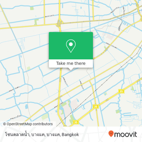 โซนตลาดน้ำ, บางแค, บางแค map