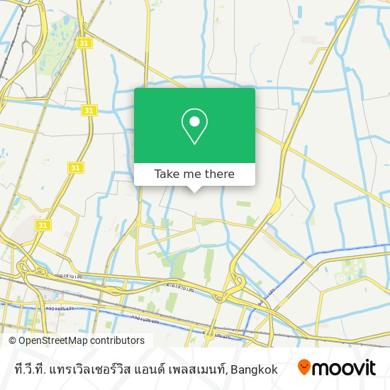 ที.วี.ที. แทรเวิลเซอร์วิส แอนด์ เพลสเมนท์ map