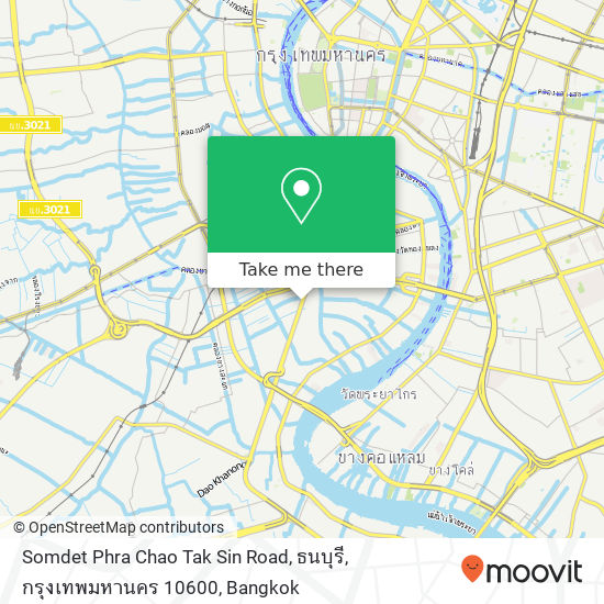 Somdet Phra Chao Tak Sin Road, ธนบุรี, กรุงเทพมหานคร 10600 map