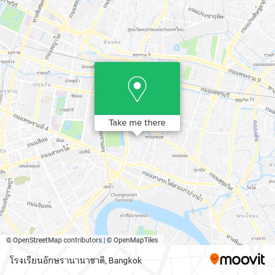 โรงเรียนอักษรานานาชาติ map