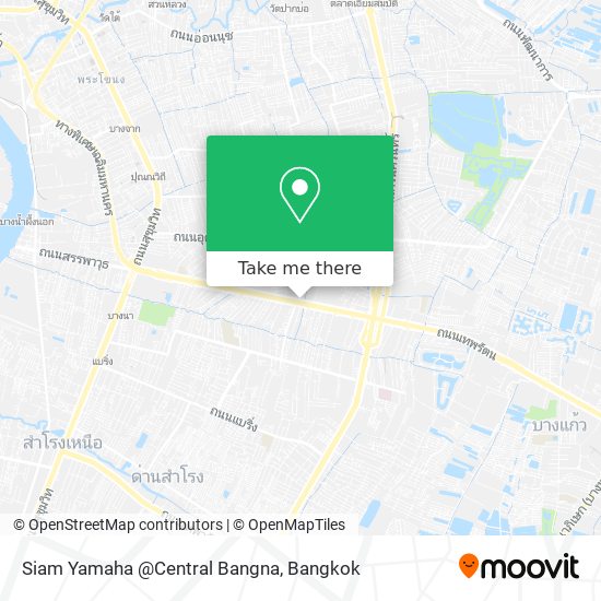 Siam Yamaha @Central Bangna map