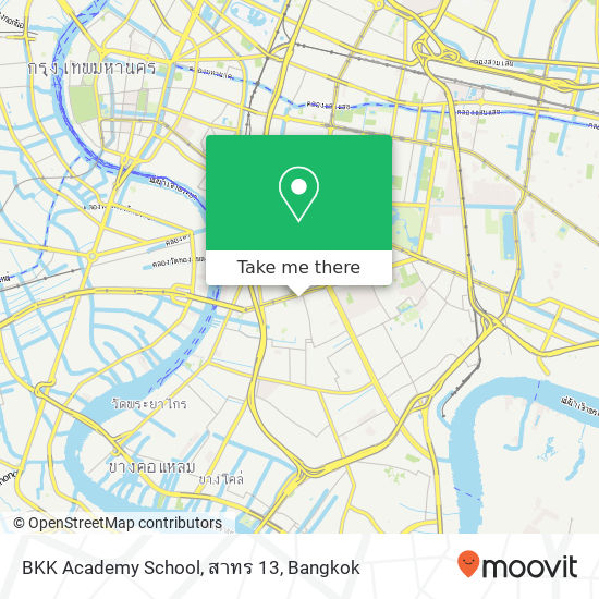 BKK Academy School, สาทร 13 map