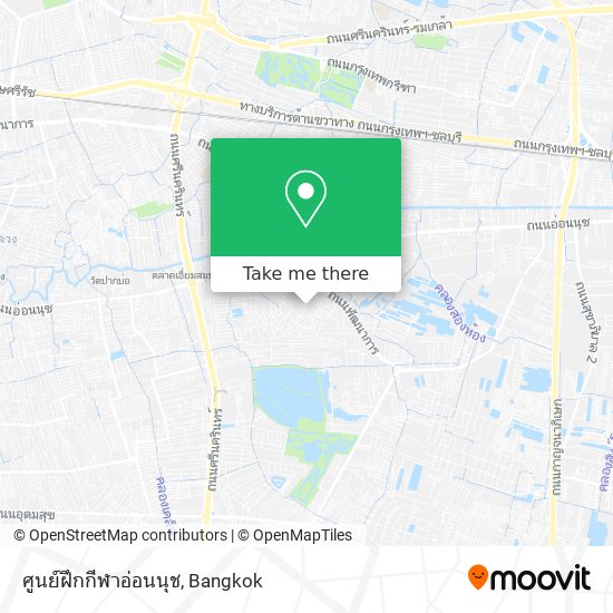 ศูนย์ฝึกกีฬาอ่อนนุช map