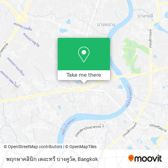 พฤกษาคลินิก เดอะทรี บางคูวัด map