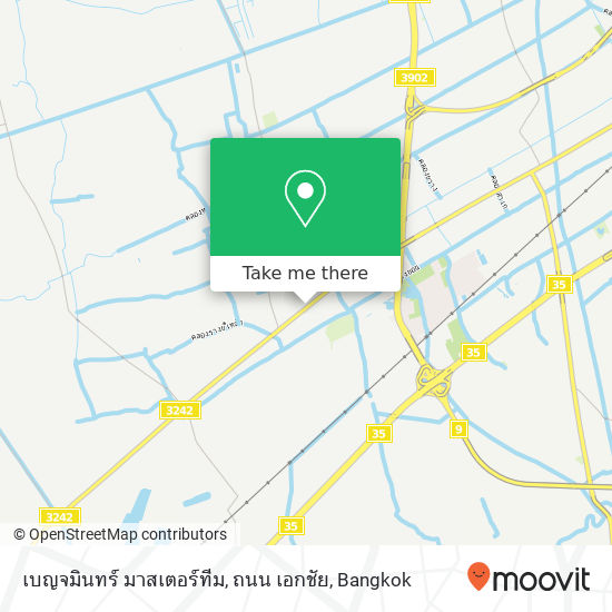 เบญจมินทร์ มาสเตอร์ทีม, ถนน เอกชัย map