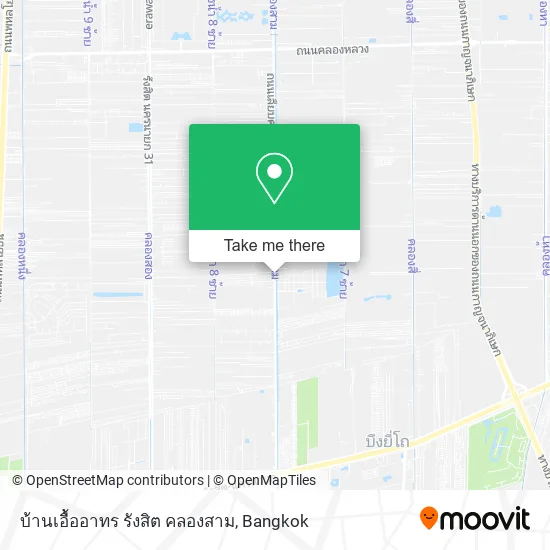 บ้านเอื้ออาทร รังสิต คลองสาม map