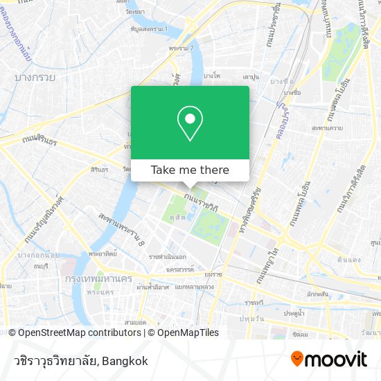 วชิราวุธวิทยาลัย map