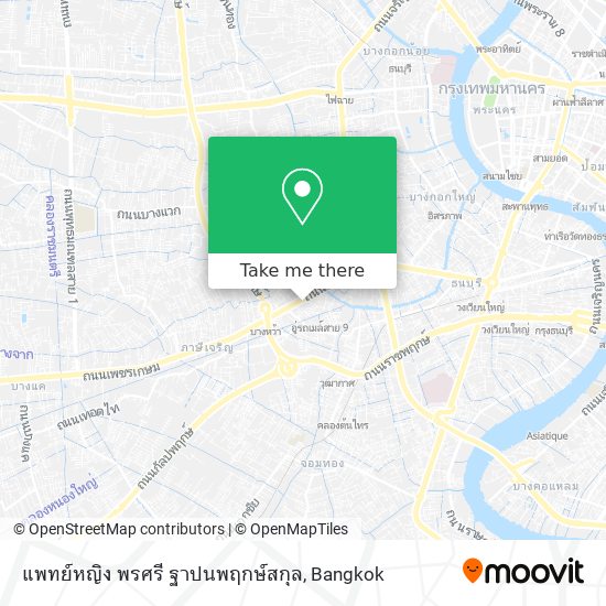 แพทย์หญิง พรศรี ฐาปนพฤกษ์สกุล map