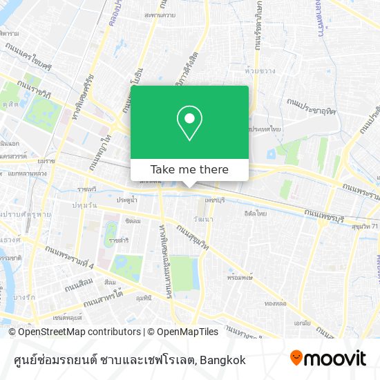 ศูนย์ซ่อมรถยนต์ ซาบและเชฟโรเลต map