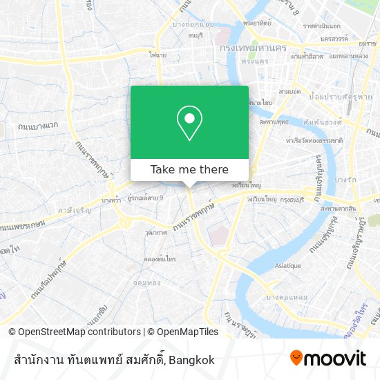 สำนักงาน ทันตแพทย์ สมศักดิ์ map