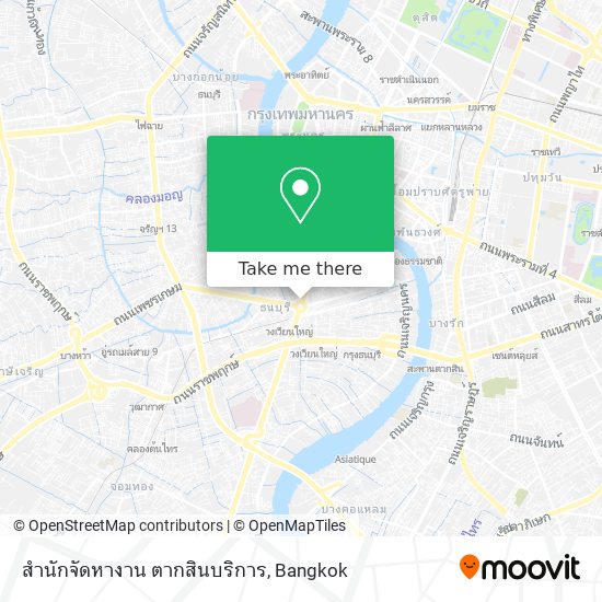 สำนักจัดหางาน ตากสินบริการ map