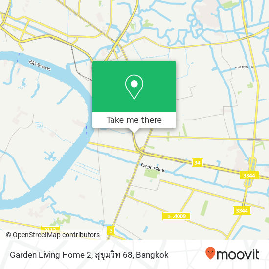 Garden Living Home 2, สุขุมวิท 68 map