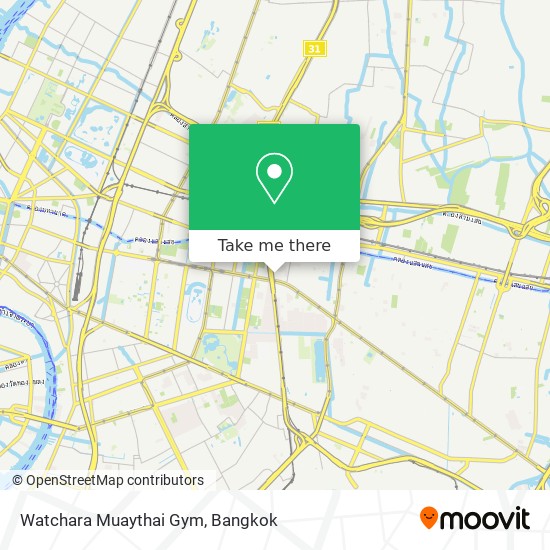 Watchara Muaythai Gym map