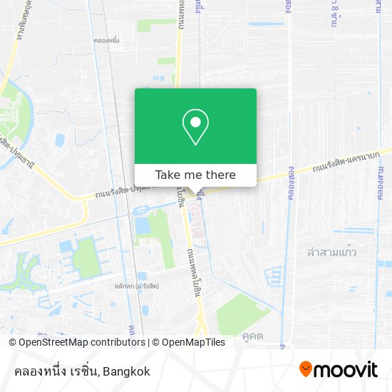 คลองหนึ่ง เรซิ่น map