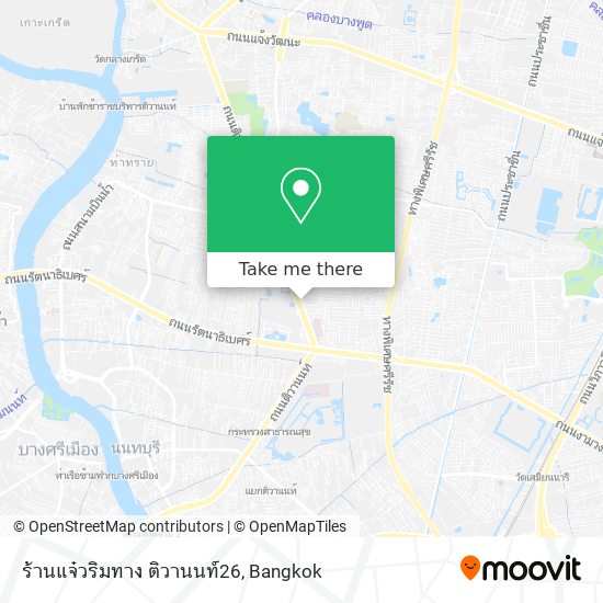 ร้านแจ๋วริมทาง ติวานนท์26 map