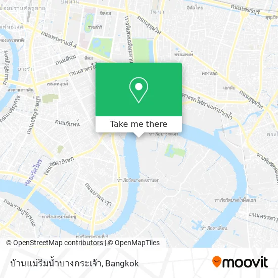บ้านแม่ริมน้ำบางกระเจ้า map